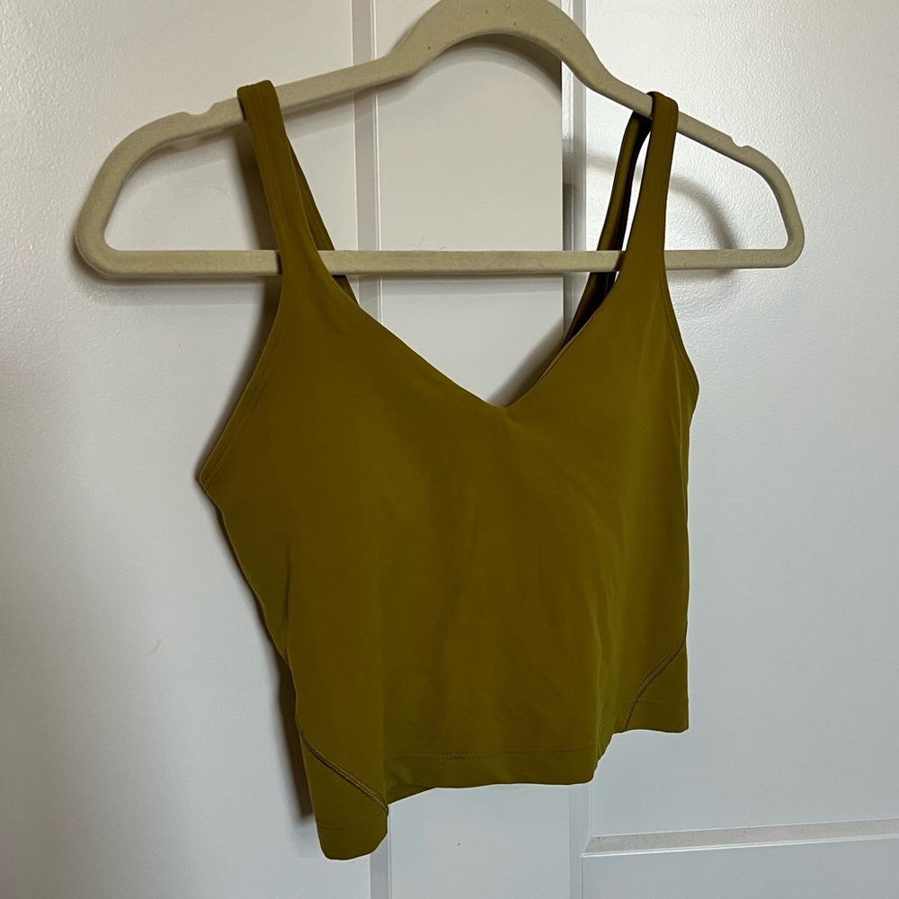 Lululemon Olive Green Women's Tank Top